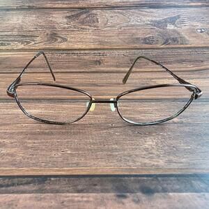IDEAL Women's Purple Cat‎ Eye Glasses 54-16 135mm Metal FRAMES ONLY